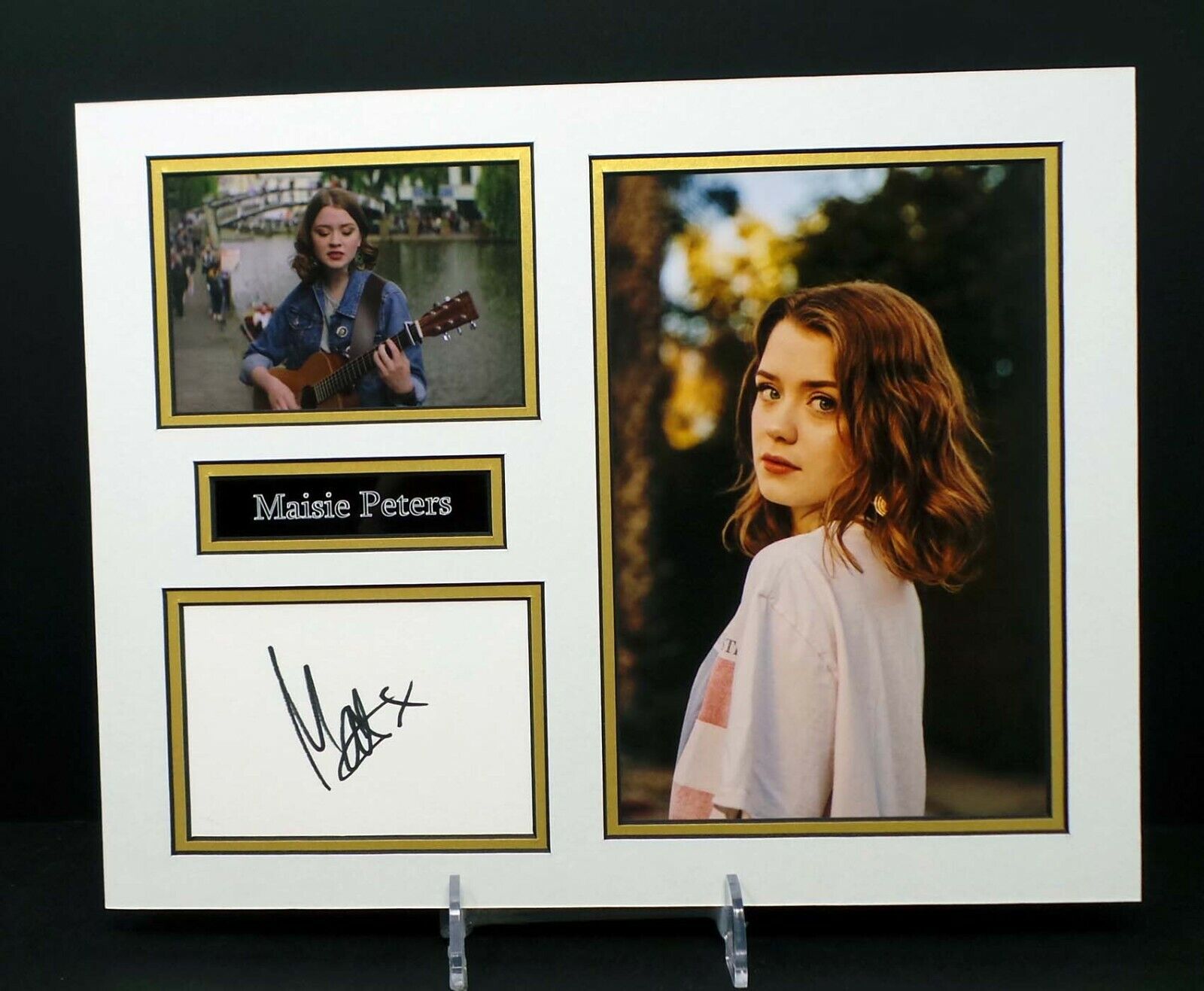 Maisie PETERS Psycho Artist Singer Signed & Mounted Photo Poster painting Display 1 AFTAL RD COA