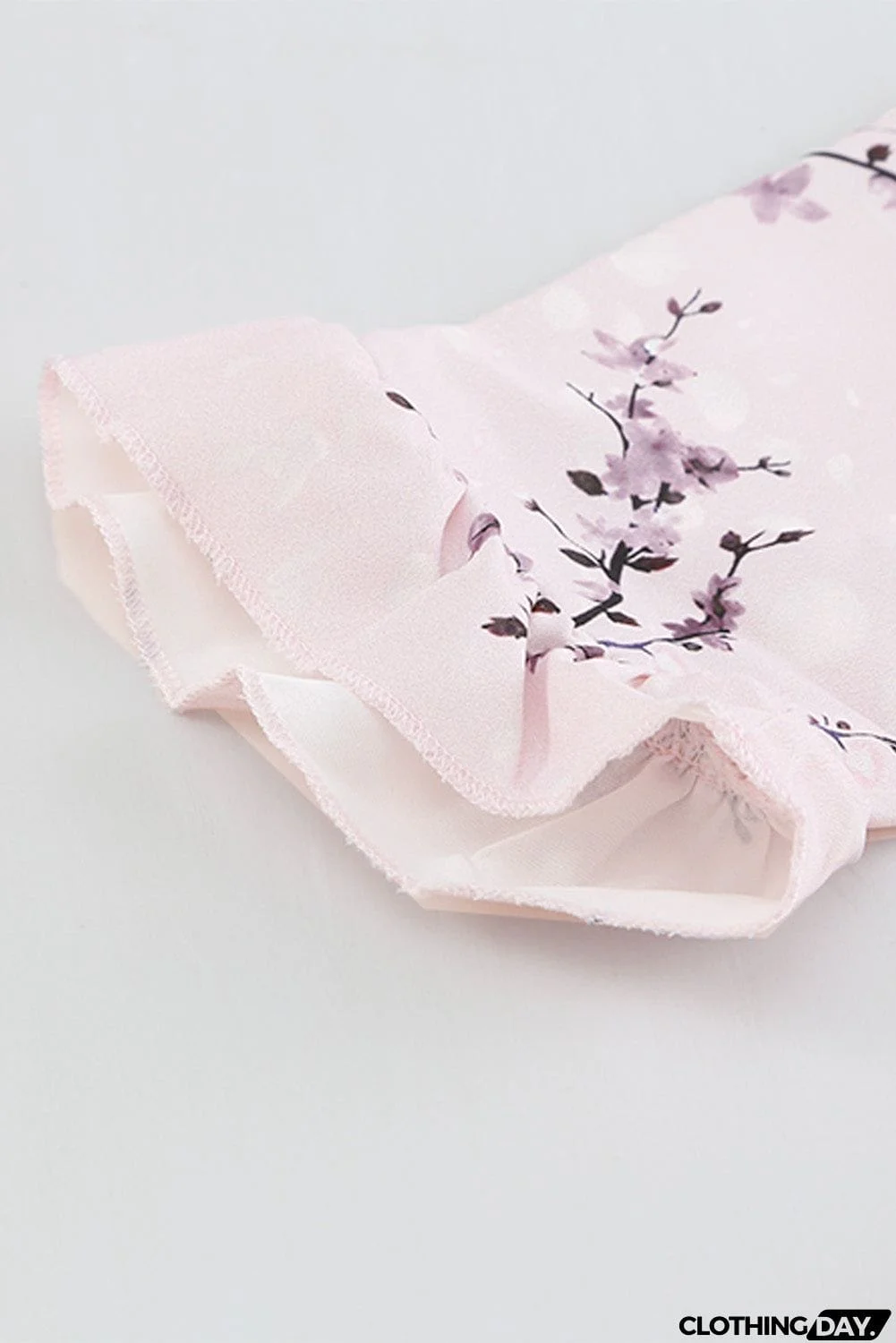 Floral Print Long Sleeve Dress