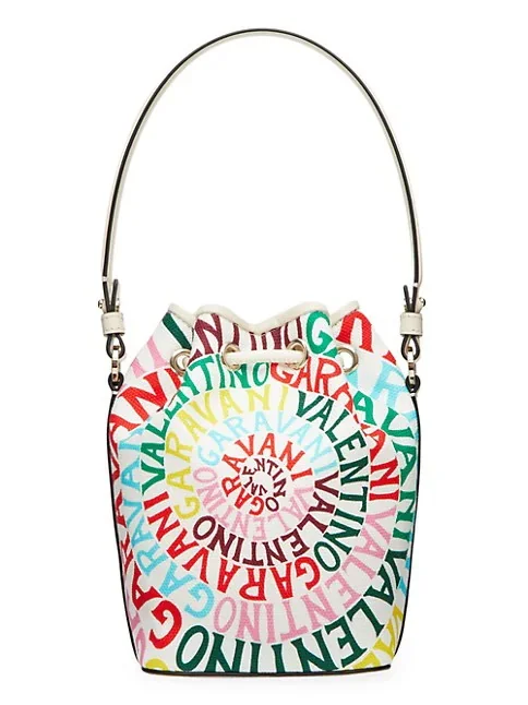 Valentino Garavani Mini Bucket Bag in Canvas