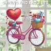 Valentine Day 2D Flat DIY Diamond Art Pendant Diamond Painting Set (Love Bike)