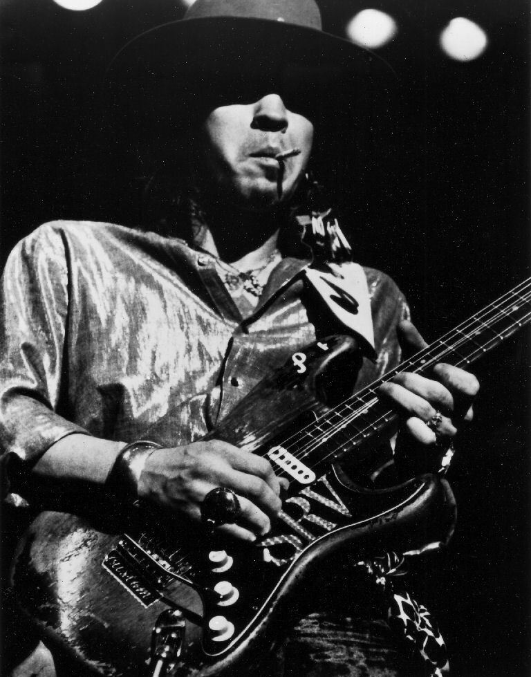 ?? Guitar Legend Stevie Ray Vaughan - SRV - 11x14” Photo Poster painting!!! TOO COOL!