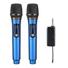 2.4G Wireless Microphone Rechargeable Live Streaming Microphone LED Display Professional Handheld Mic for Singing Karaoke Wedding DJ Party