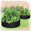 Big Herb Flower Vegetable Planting Raised Pot Bag Gardening Round Planter Bed