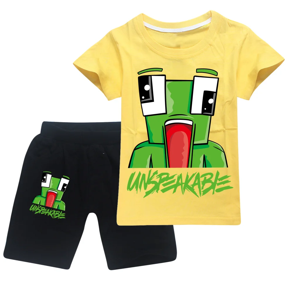 Unspeakable Kids Short Sleeve Shorts Set