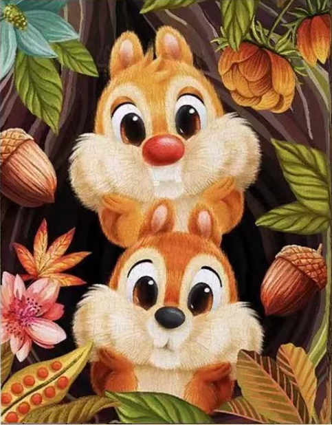 Chip and outlet Dale Framed 5D Diamond Painting