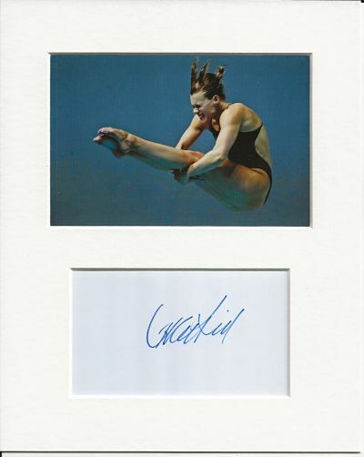 Grace Reid diving signed genuine authentic autograph signature and Photo Poster painting AFTAL