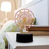 DIY Diamond Painting 7 Color Night Light Lamp Home Decoration Ornament Gift Kit(Ferris wheel)
