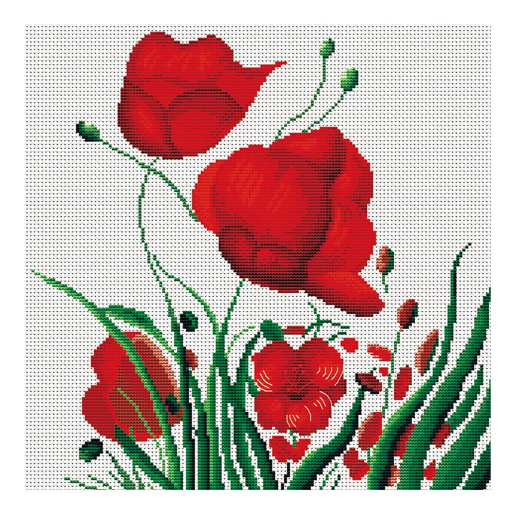 Rose Flowers - 11CT Cross Stitch