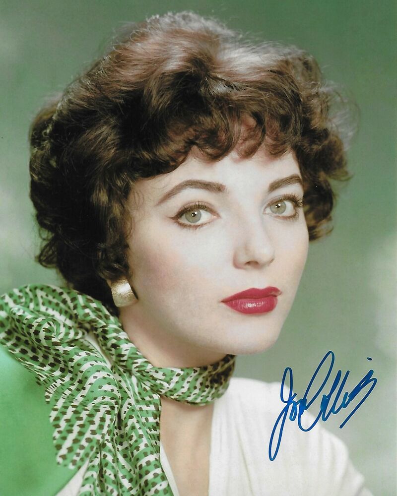 Joan Collins Original Autographed 8X10 Photo Poster painting #4 signed @Hollywood Show -Dynasty