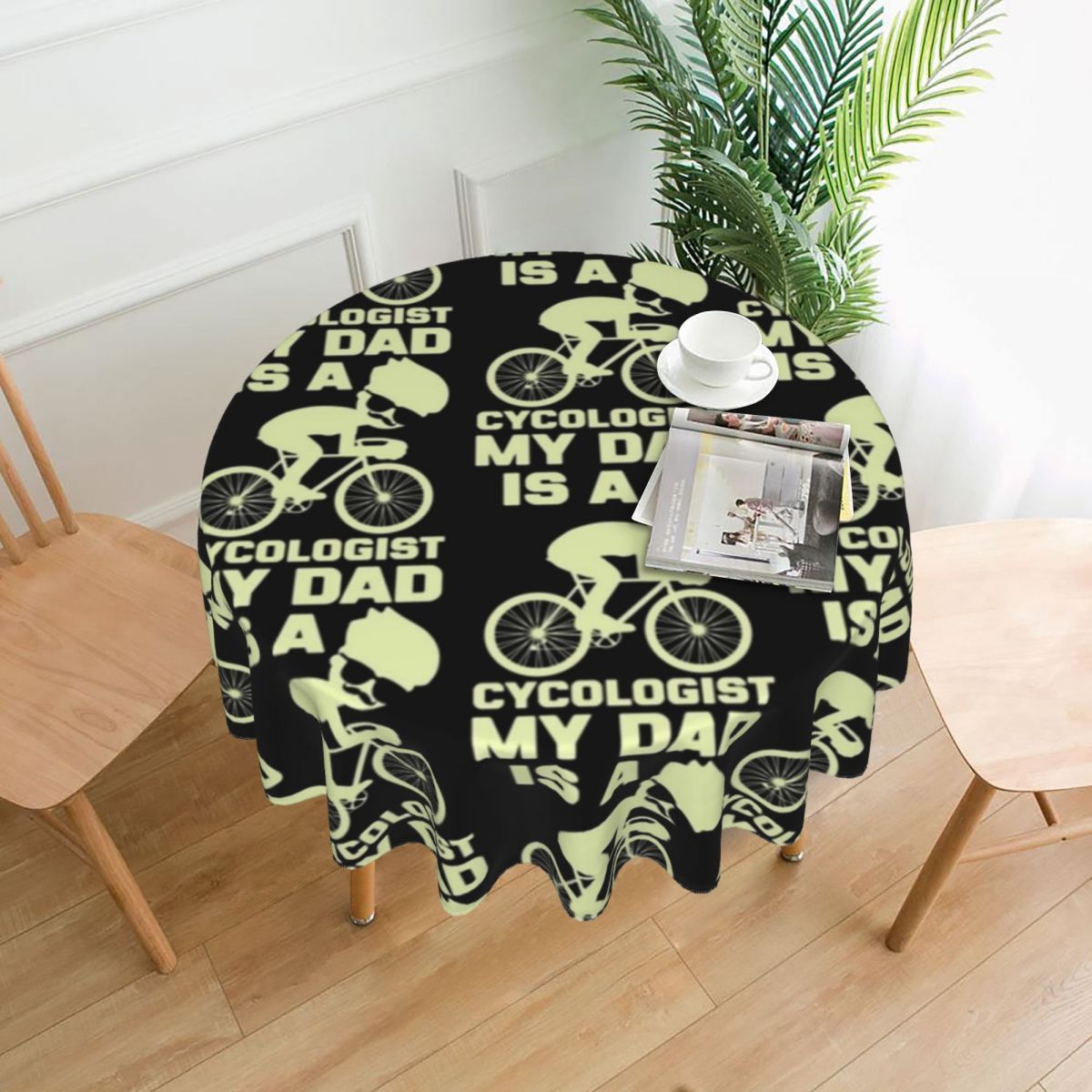 

Cycologist - Round Tablecloth, 150cm, 501 Original