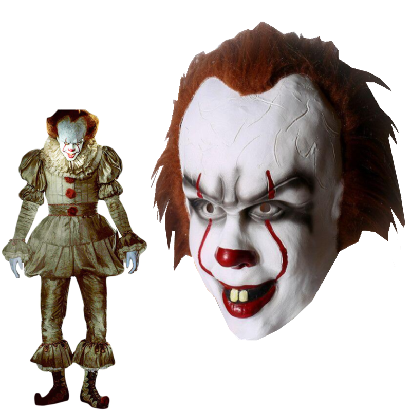 2017 IT Movie Pennywise The Clown Mask Cosplay Props
