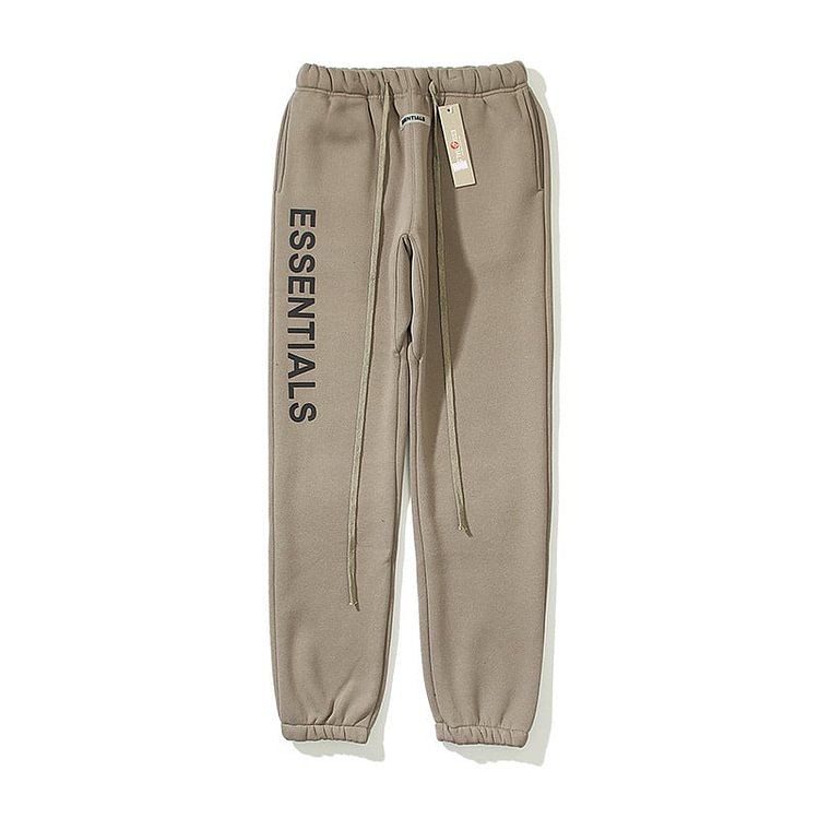 Fog Fear of God Pant Sports Style with Letters Trousers Men and Women Casual Velvet Sweatpants