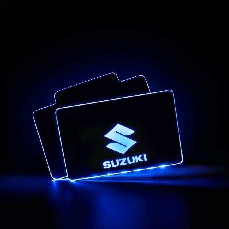 Suzuki Acrylic LED Car Floor Mat For Suzuki Atmosphere Light With RF Remote Control Car Interior Light Decoration  dxncar