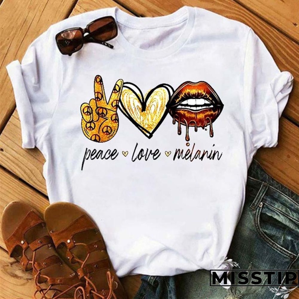 Brown Fashion Casual Print Basic O Neck T-Shirts
