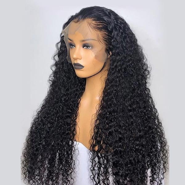 Junoda Kinky Curly Hair 13x4x1 T Part Lace Wig Brazilian Remy Human Hair Wigs For Women