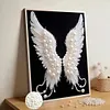 DIY Pearl Painting - Handmade Self - Adhesive Pearls - Wings