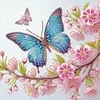 Multistyle Papillon De R&ecirc;ve - Peinture Diamant De Forme Sp&eacute;ciale - 30 X 30 CM