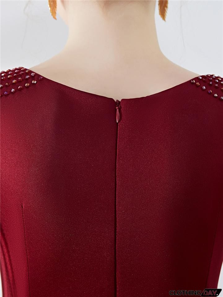 Gorgeous Fitted Waist Mermaid Maxi Vintage Evening Gowns