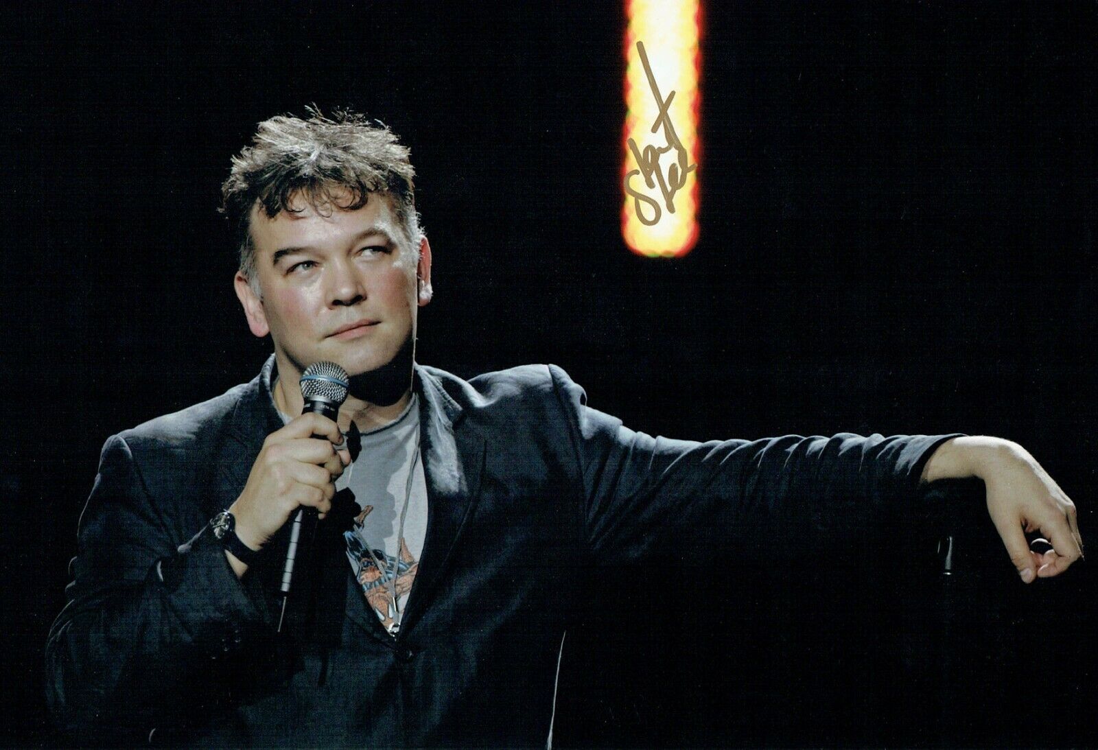 Stewart LEE SIGNED Autograph 12x8 Photo Poster painting AFTAL COA Stand Up Comedy Comedian