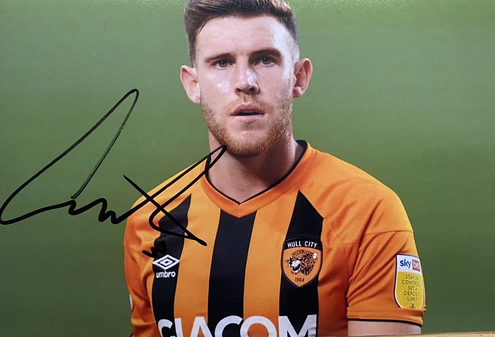 Callum Elder Genuine Hand Signed Hull City 6X4 Photo Poster painting, See Proof 2