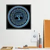DIY-Baummandala-Perlen-Mal-Kunstsets 25x25 cm ohne Rahmen Hauswanddekoration