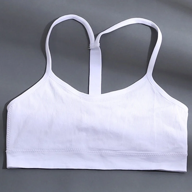 Backless Y Line Crop Top Women Brassiere Crystal Love Letter Sexy Tank Tops Female Tube Top Seamless Camisole Underwear for Girl