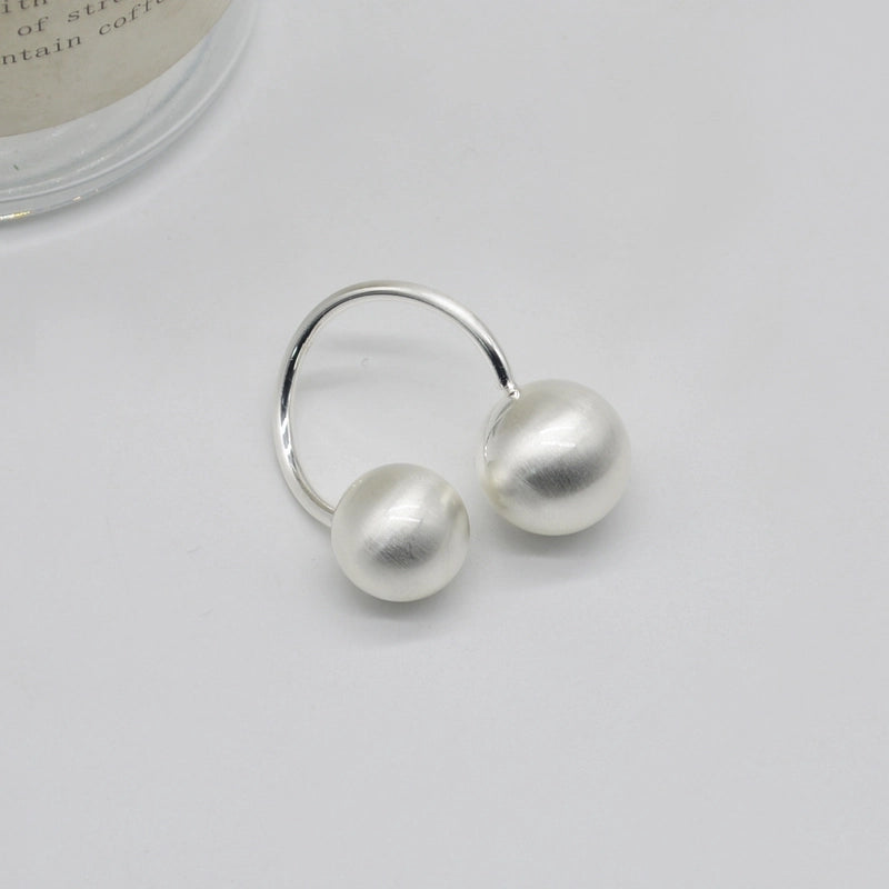 Minimalist Classic Style Solid Color Gold Plated Alloy Rings