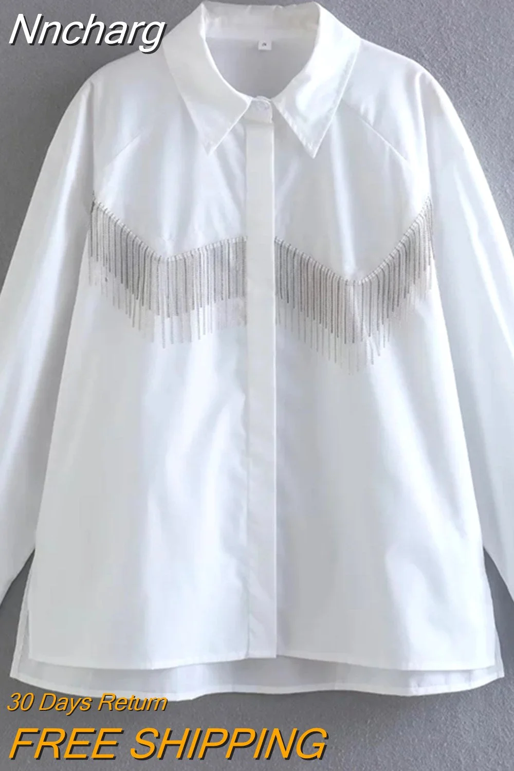 Nncharge & Blouses For Women Tassels Elegant And Youth Woman Blouses Summer Blouses Woman 2023 Oversized Chic Shirt Tops Zatra Top