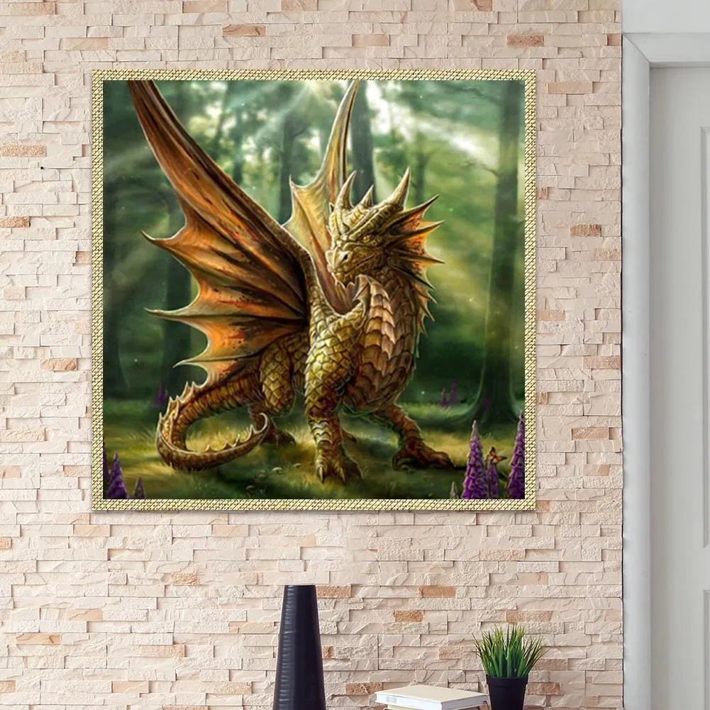 5D DIY Full Drill Square Diamond Painting Dinosaur Cross Stitch Embroidery
