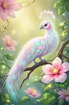 Luxury AB Velvet Diamond Painting Kit - Peacock