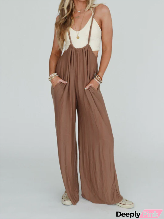 GATHERED JUMPSUIT