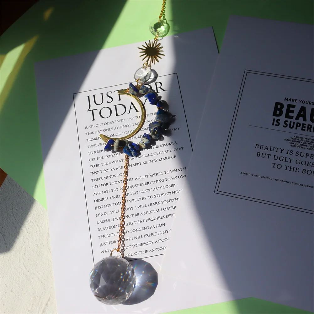 Crystal Windchime Dream Catchers Moon Flower Chandelier Balcony Home Decor