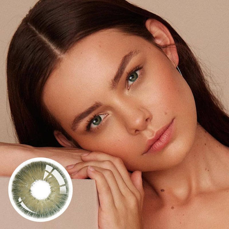 【NEW】Pattaya Amazonia Green Colored Contact Lenses Yearly