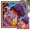 (Multi-Style) Beauty And The Beast-14CT Stamped Cross Stitch 50*50cm/19.69*19.69in