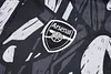 Joyfball 2024/2025 Arsenal Half-Pull Training Suit Black gray Football Shirt 1:1 Thai Quality