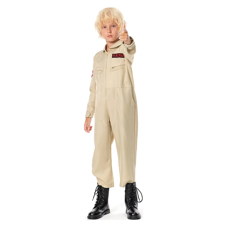 Kids Ghostbusters Cosplay Costume Jumpsuit Outfits Halloween Carnival Suit