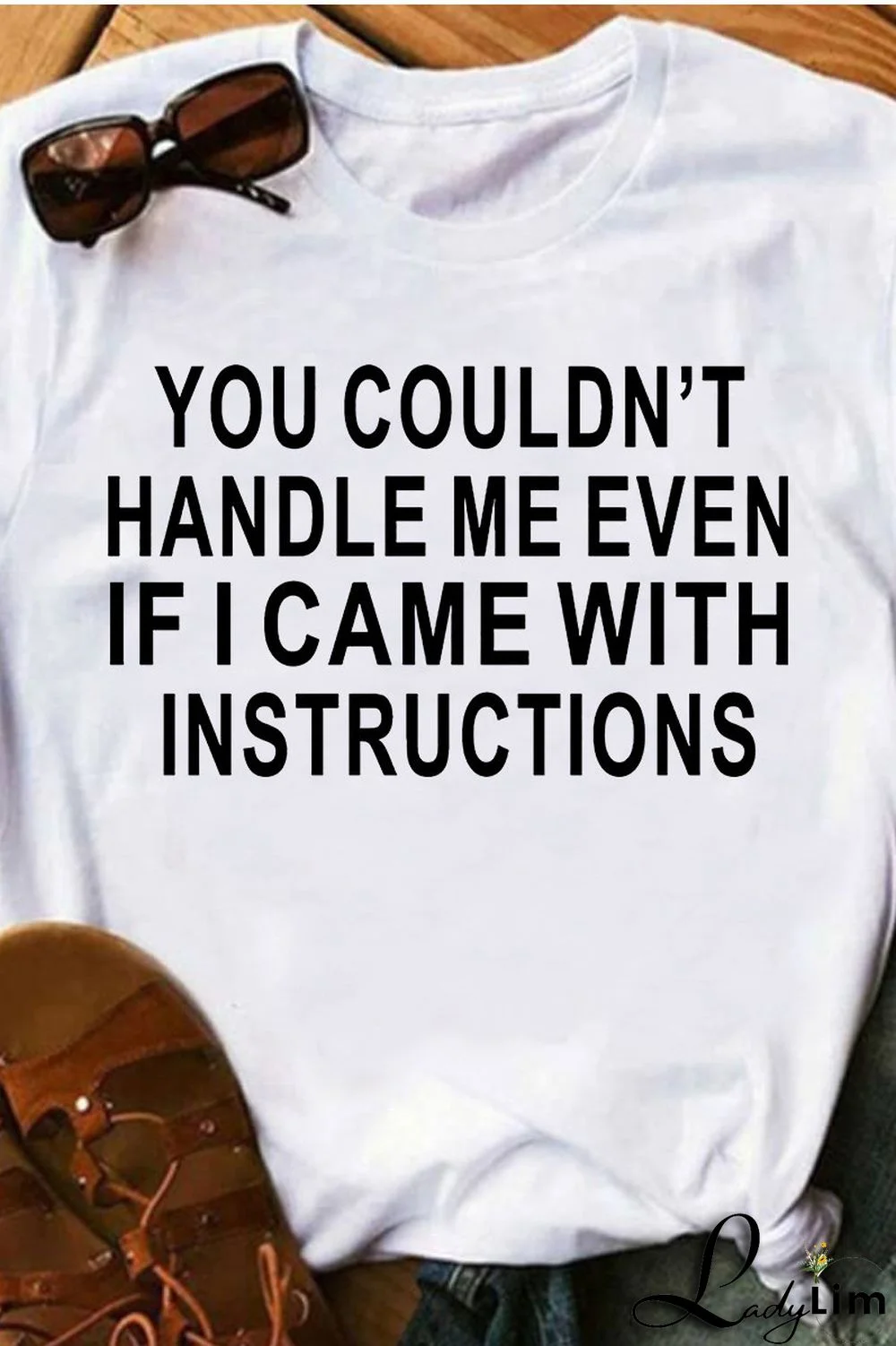 White Fashion Casual Letter Print Basic O Neck T-Shirts