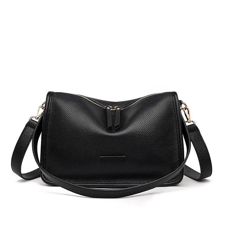 Women Tote bag High Quality Genuine Leather Women's Shoulder Crossbody Sac Designer Solid Color Cowhide Female Messenger_ viptrois