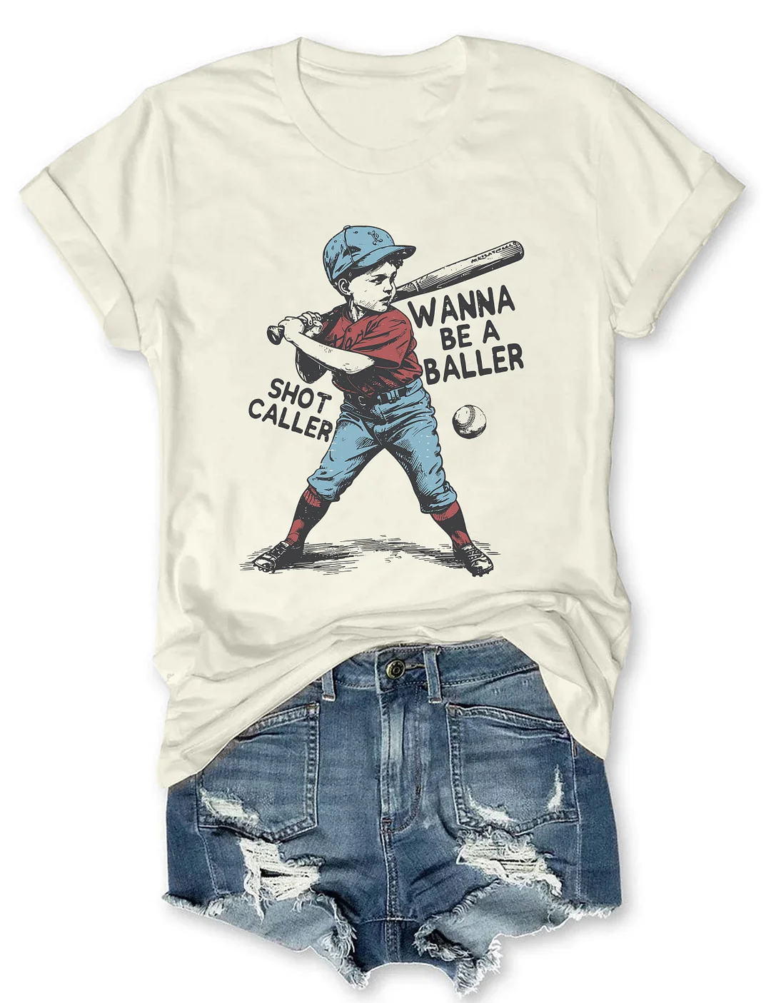 Wanna Be A Baller Shot Caller T-shirt