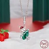 Xmas Bear Charm Bead 925 Sterling Silver 