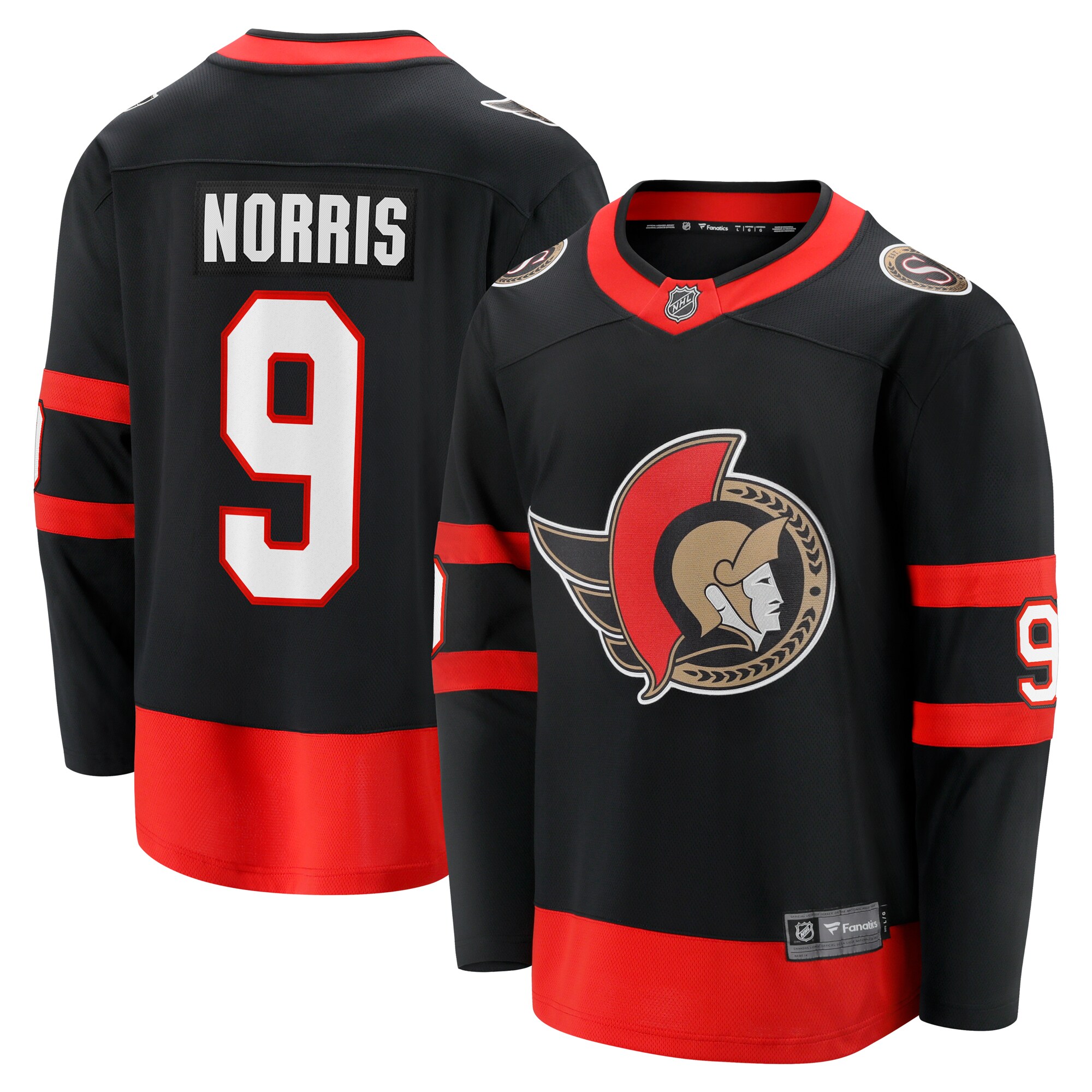 Josh Norris Ottawa Senators Fanatics Home Breakaway Jersey – Black mysite