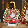 Diamond Painting Acrylic Christmas Goblin Truck Desktop Ornaments