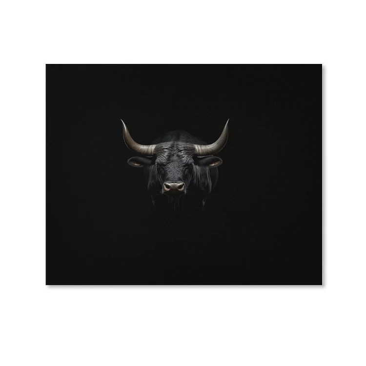 Hanging Picture BLACK BULL   customized, personalized, gift