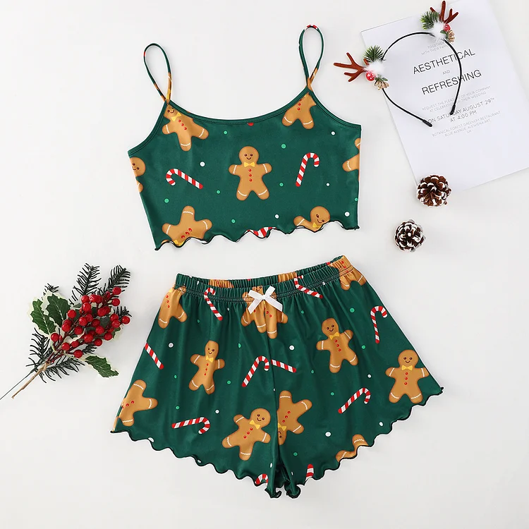 Iris's Christmas Lightweight Sleepwear Set