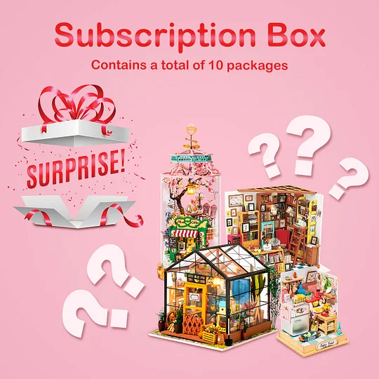 Robotime Subscription Box  - DIY Miniature Dollhouse Robotime United Kingdom