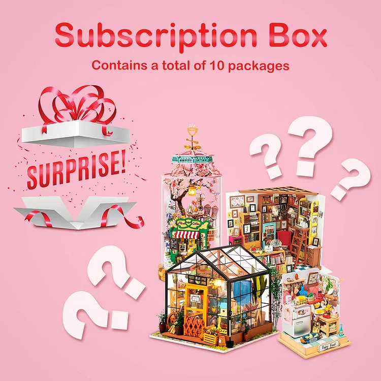 Robotime Subscription Box  - DIY Miniature Dollhouse | Robotime-ca