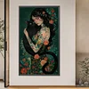 (40*70cm)Girl - Round AB Drill Diamond Painting