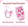 Adorable baby Swaddle Blanket And Headband Set - RBBI-Myrebornbabydoll® Myrebornbabydoll®