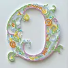 Letter Special Shaped 5D DIY Partial Drill Diamond Painting Kits for Adults Beginners Home Decor Diamond Dots Paintings Diamonds Paintings Gem Art 11.81 X11.81inch