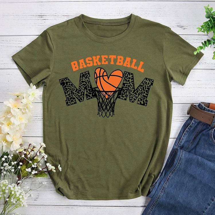 Basketball Mom T-shirt Tee -01195